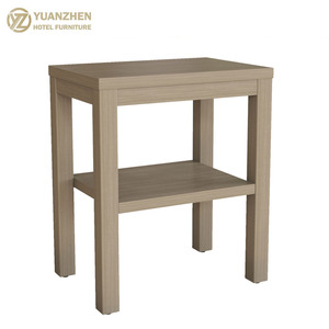 Set Perabot Kamar Tidur Hotel Bintang 5 Kustom Kayu Ek Solid Modern Mewah Kuat Tahan Lama Ramah Lingkungan Rangka Tempat Tidur Apartemen - Product Image 5