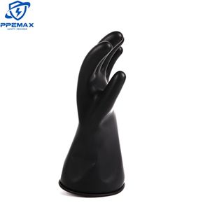 Guanti di sicurezza PPE mano guardalinee da lavoro 500V lattice morbido 0.75mm spessore guanti a prova di elettricità - Product Image 3