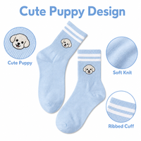 Chaussettes unisexes respirantes de haute qualité avec broderie de logo personnalisé