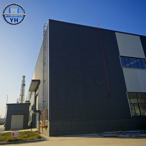 Bâtiment préfabriqué d'atelier en acier haute résistance, grande <span class=keywords><strong>baie</strong></span>, assemblage rapide, structure de protection contre les intempéries - Product Image 5