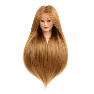 Cabeza de maniquí <span class=keywords><strong>para</strong></span> entrenamiento de peluquería, color 27, 60-80cm, dorado, <span class=keywords><strong>para</strong></span> tejer <span class=keywords><strong>cabello</strong></span> - Product Image 5