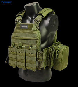 Klaar Om Groen Tactisch Vest Oxford Uitrustingplaatdrager Lichtgewicht Veiligheidsproduct Te Verzenden - Product Image 3