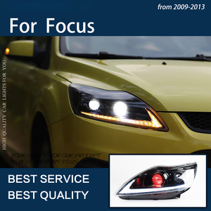 Luces de coche para Focus 2009-2013 faros LED modificación actualización Evil Eyes Design DRL Dynamic Turn Signal Lamp Assembly - Product Image 5