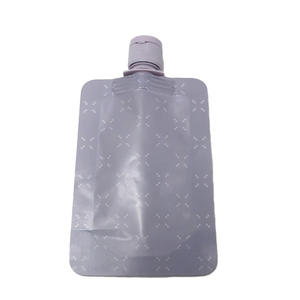 Sachet Doypack à bec verseur avec impression couleur, thermoscellable, anti-fuite et doté d'un bec verseur, pour crème visage, shampoing et soins de la peau - Product Image 1