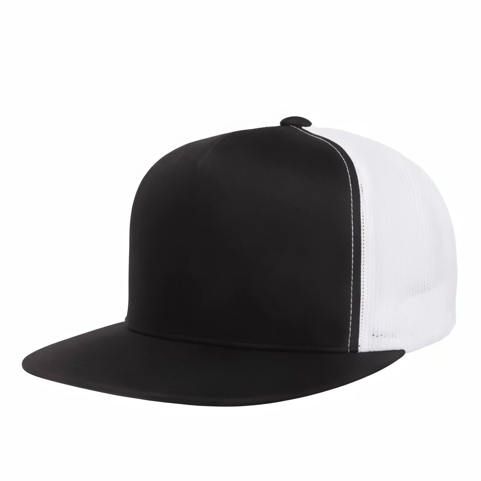 Maille noire et blanche