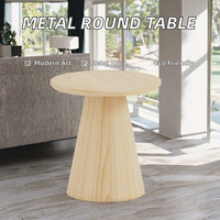 Table et chaises rondes en bois modernes pour restaurant, hôtel, café, à utiliser dans la salle d'entrée, la réception et la salle de thé