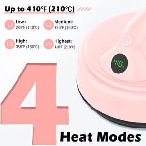 Portable 5 Ceramic Heat Press Machine for T-<b>Shirts</b> DIY Fast Heating 4 Temp Modes Manual Portable Heat Press - Product Image 4