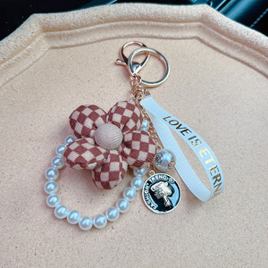 Lilangda Phim Hoạt Hình Sữa Cà Ri Màu Ngọc Trai Tự Làm Dễ Thương Xe & Túi Keychain Mặt Dây Chuyền Thời Trang Kim Loại Phụ Kiện - Product Image 3