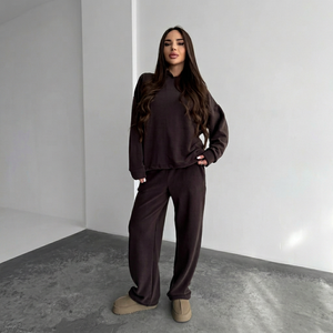 Conjunto Deportivo con Capucha Unisex, Bordado Personalizado de Lujo, al por Mayor, Informal, para Gimnasio y Jogging - Product Image 1