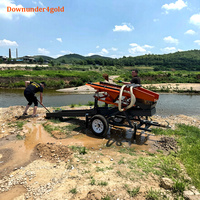 Robuste & Zuverlässige Mini Tragbare Vibrationswaschanlage mit Integriertem Stromsystem für Trockenland-/Wüsten-Sandgoldgewinnung