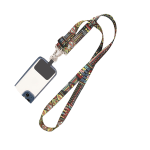 Cordon de téléphone réglable à 6 lignes, bandoulière tour de cou avec patch pour téléphone, cordon anti-chute pour téléphone portable/porte-clés/carte - Product Image 4