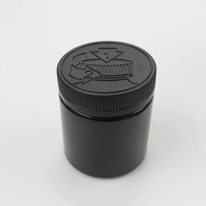 Custom Design Logo Child Resistant Proof Cr Lid Food Grade <b>Storage</b> Pet Jar Container Plastic Bottle <b>for</b> 3.5g Dried Herb Flowers - Product Image 3