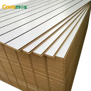 18Mm Ingelaste Mdf Slat Wall Panel Slatwall Mdf Board