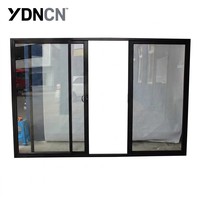 YDNCN As2047 Portes et fenêtres modernes australiennes pour chambre à coucher, double vitrage, verre trempé, portes coulissantes, portes moustiquaires, portes extérieures commerciales pour patio