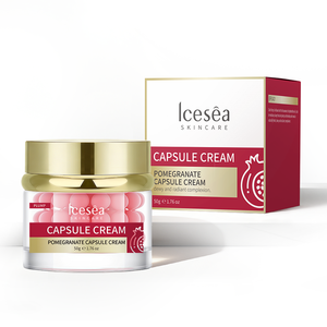 Crema de Cápsulas de Granada Icesea 50g, Antioxidante, Iluminadora, Hidratante, Calmante, Venta al Por Mayor OEM - Product Image 6
