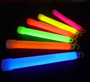 Custom 6 Inch Yellow Vibrant for Raves Concerts Camping Kids Activities Glow in the Dark <b>Light</b> <b>Stick</b> With Hook and Lanyards - Product Image 3