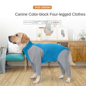Traje de Recuperación de Manga Larga para Perros, Hembra y Macho, Tamaño Mediano y Grande, para Después de la Cirugía - Product Image 4