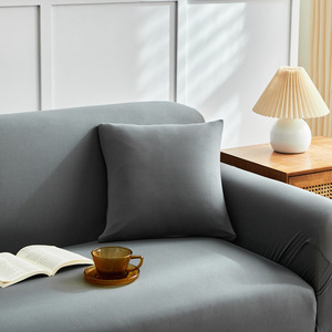 Housse de canapé moderne en soie de lait douce 100% polyester à motif uni, extensible, élastique, résistante aux taches, <span class=keywords><strong>lavable</strong></span>, pour animaux de compagnie - Product Image 6
