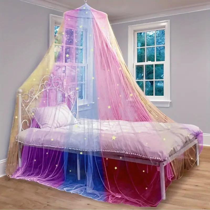 Colorful star mosquito net