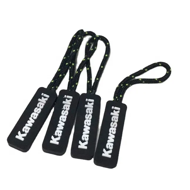 Geschenken Rits Met Zachte Pvc Puller Zipperlanyard Naam Card Strap