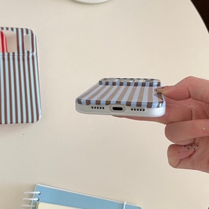 Funda de Teléfono con Rayas <span class=keywords><strong>para</strong></span> iPhone 17 Pro Max, Diseño Estético, Moderno, Retro, con Patrón de Rayas, Funda Protectora Clásica de TPU <span class=keywords><strong>para</strong></span> <span class=keywords><strong>Chicas</strong></span> y Mujeres - Product Image 5