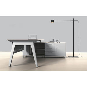 Table de bureau double face de qualité supérieure au design moderne, taille standard, pour 6/4 personnes, poste de travail pour le personnel, bureau de travail - Product Image 6