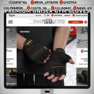 <span class=keywords><strong>Guantes</strong></span> Deportivos Unisex de <span class=keywords><strong>Calistenia</strong></span>, Material de Poliéster, Agarre para Manos, Gimnasio, Ciclismo, Entrenamiento al Aire Libre - Product Image 6