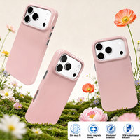 Étui de téléphone Macaron brillant de luxe pour iPhone 18 Pro Max, protection intégrale, dos brillant, design élégant, coque de téléphone pour iPhone 18 Pro