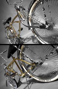 Vélo personnalisé Lowrider OEM-CG style Côte Ouest 20 pouces - Chopper Chicano rétro inspiré <span class=keywords><strong>de</strong></span> Harley avec détails faits à <span class=keywords><strong>la</strong></span> main - Product Image 4