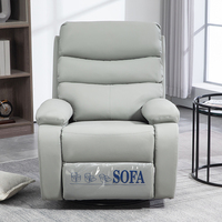 Fauteuil à Bascule en Cuir Multifonctionnel Haut de Gamme, Canapé Capsule Individuel, Design Patte de Chat pour Massage des Ongles, Cuir Synthétique Confortable