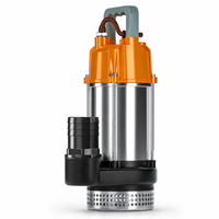 Pompe à eau submersible en acier inoxydable 550W 36V-72V DC, alimentée par batterie, pour l'irrigation, le drainage et le transfert d'eau pour les étangs agricoles