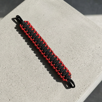 Poignée de sécurité en paracorde tressée à la main pour barre de toit de voiture, robuste, antidérapante, avec accessoires de fixation