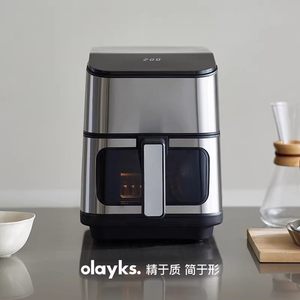Freidora de Aire Olayks de 5L, Eléctrica, Sin Necesidad de Voltear, para Uso Doméstico - Product Image 1