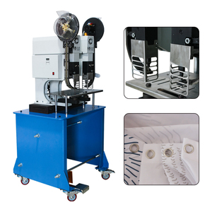 Machine à œillets à double tête à commande au <span class=keywords><strong>pied</strong></span> pour sacs d'emballage - Product Image 5