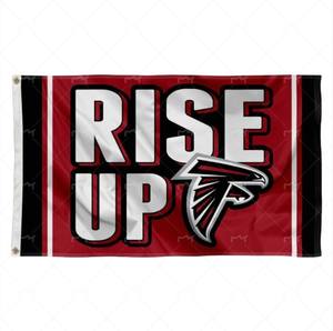 Drapeau de haute qualité personnalisé 3x5 pieds <span class=keywords><strong>Atlanta</strong></span> Falcons Rise Up - Product Image 1