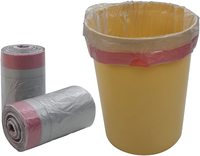 Vente en gros de sacs à ordures en plastique réutilisables HDPE LDPE MDPE avec logo personnalisé Capacité de taille durable pour la maison par l'usine chinoise