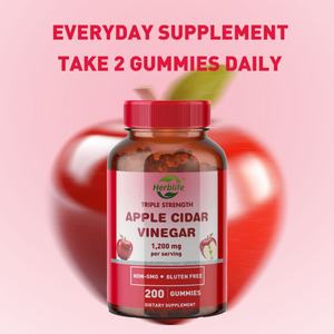 OEM/ODM Hot Sales Apple Cidar <b>Vinegar</b> Gummies for Adults Not for Teenagers Children Herbal Supplements Product - Product Image 5