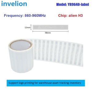 Ăng Ten Chip Alien H3 9640 Nhãn <span class=keywords><strong>RFID</strong></span> <span class=keywords><strong>UHF</strong></span> Range1-12m Đọc Dài 860-960MHz Thẻ Thụ Động Chi Phí Thấp Để Quản Lý Theo Dõi Tài Sản - Product Image 2