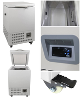Congélateur vertical compact en acier inoxydable Heli DW-25L58 -40C 58L pour laboratoire médical à basse température avec dégivrage automatique