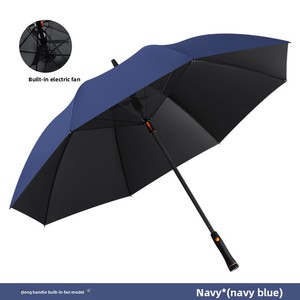Nouveau parapluie éventail droit à long manche avec 8 baleines, nouvelle version élargie, pare-soleil en tissu vinyle coupe-vent et anti-UV pour le voyage - Product Image 6