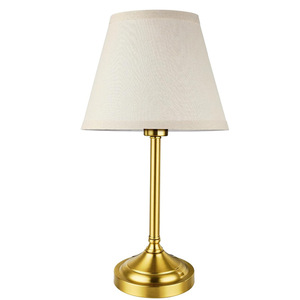 Modern Table <b>Lamp</b> Beige Shade Brass Body <b>Touch</b> Control Cordless LED <b>Bedside</b> Light for Bedroom Decor - Product Image 5