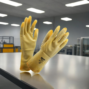 Gants de sécurité en nitrile XL du fabricant imperméables et résistants aux produits chimiques pour le travail industriel à usage général non doublés chlorés - Product Image 1