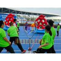 HUAYUE-Jeux de tir en plein air avec trou, jeux de construction d'équipe, défi sport spécial oiseaux, carton gonflable