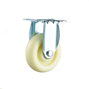 Rueda giratoria industrial de caucho negro con freno lateral para equipos móviles de servicio pesado, venta al por mayor de fábrica - Product Image 2