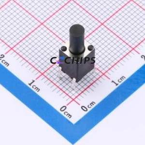 TP13012615 Tactile Switch Through hole Component (THT),6x6mm Switch Single Pole Single Throw Round Button 2.6N Through Hole - Product Image 1