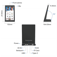 New 8" L Shape Touch Screen Android POS Tablet Pc 3G GSM Rockchip Quad Octa Core RJ45 Wi-Fi POE NFC Educational Business Kisok