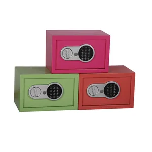 Hidden Secret Digital Electronic Safe Box, China Supplier Home Colorful Keypad Lock Electronic Money Security Digital Safes/