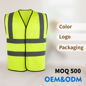 J & L 2025 OEM Cao Màu Xanh An Toàn Vest Thiết Bị Không Thấm Nước Áo Mưa Bảo Vệ Vest Áo Khoác Phản Quang Mưa Áo An Toàn Quần Áo - Product Image 5