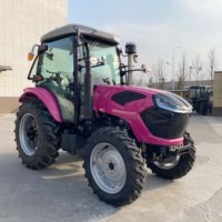 Tracteurs agricoles miniatures de 120 CV et 100 CV à bas prix, mini-tracteurs agricoles avec remorque à vendre