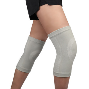 Media de pierna larga, protección de articulación cálida y fina, rodilleras de seda, rodillera para mujer - Product Image 1